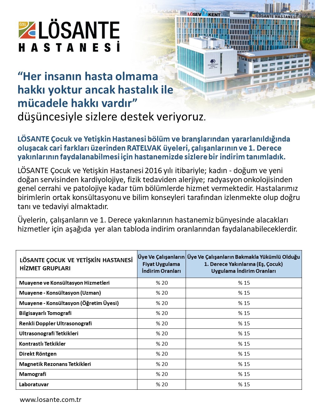 Lösante Çocuk Ve Yetişkin Hastanesi